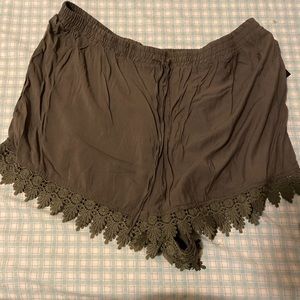 Military Green Shorts